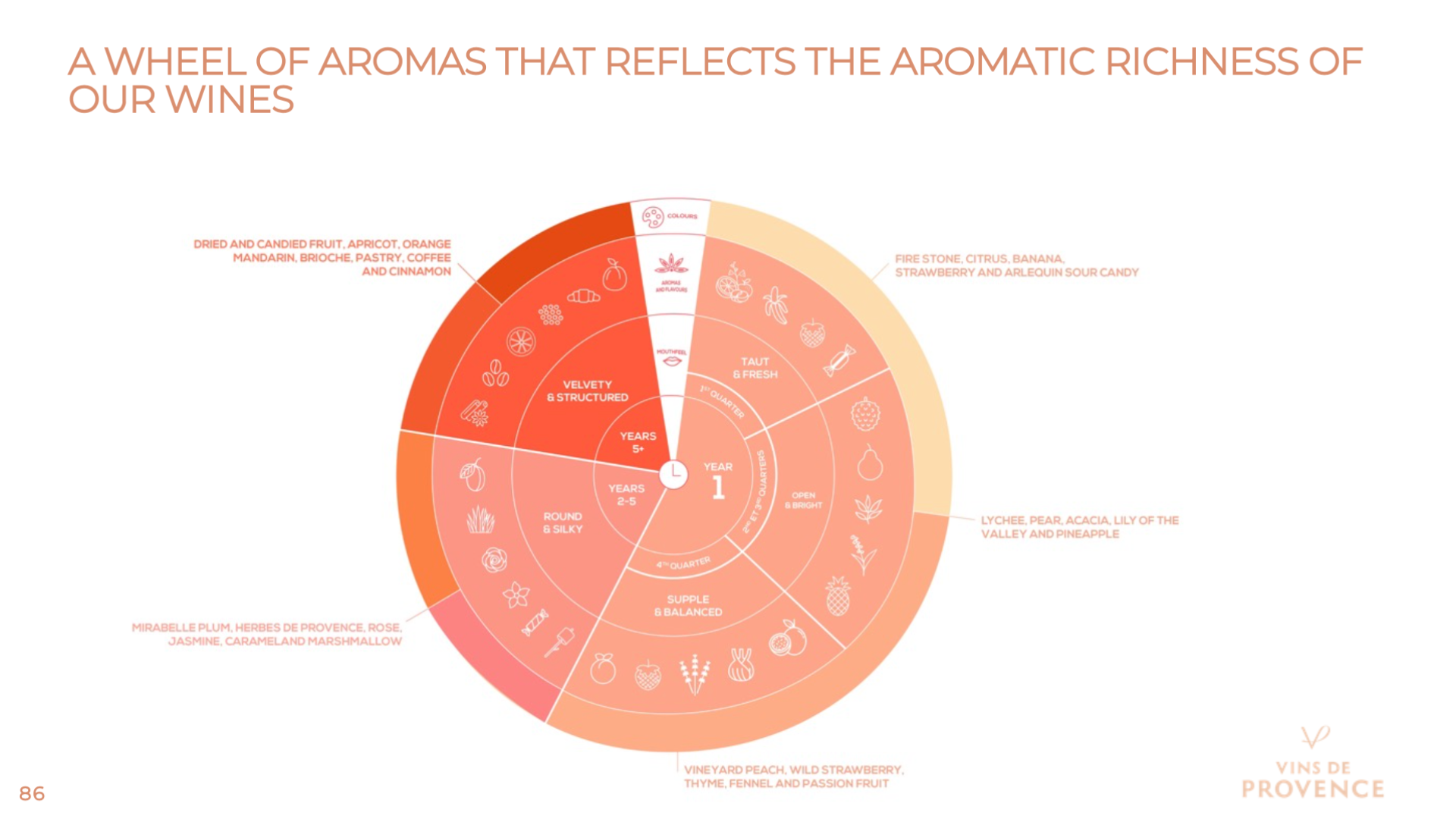 Rosé Aroma Wheel