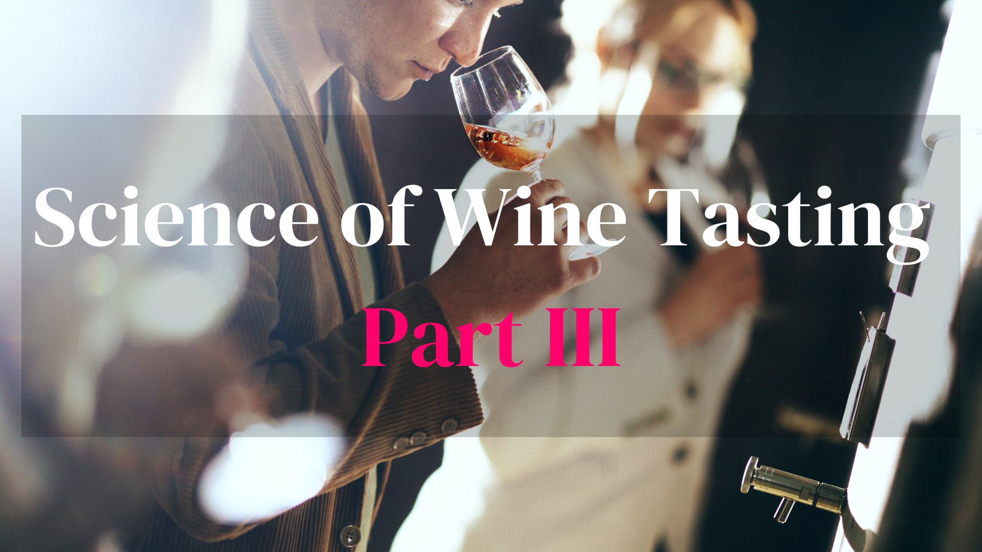 Science of Wine Tasting Part III