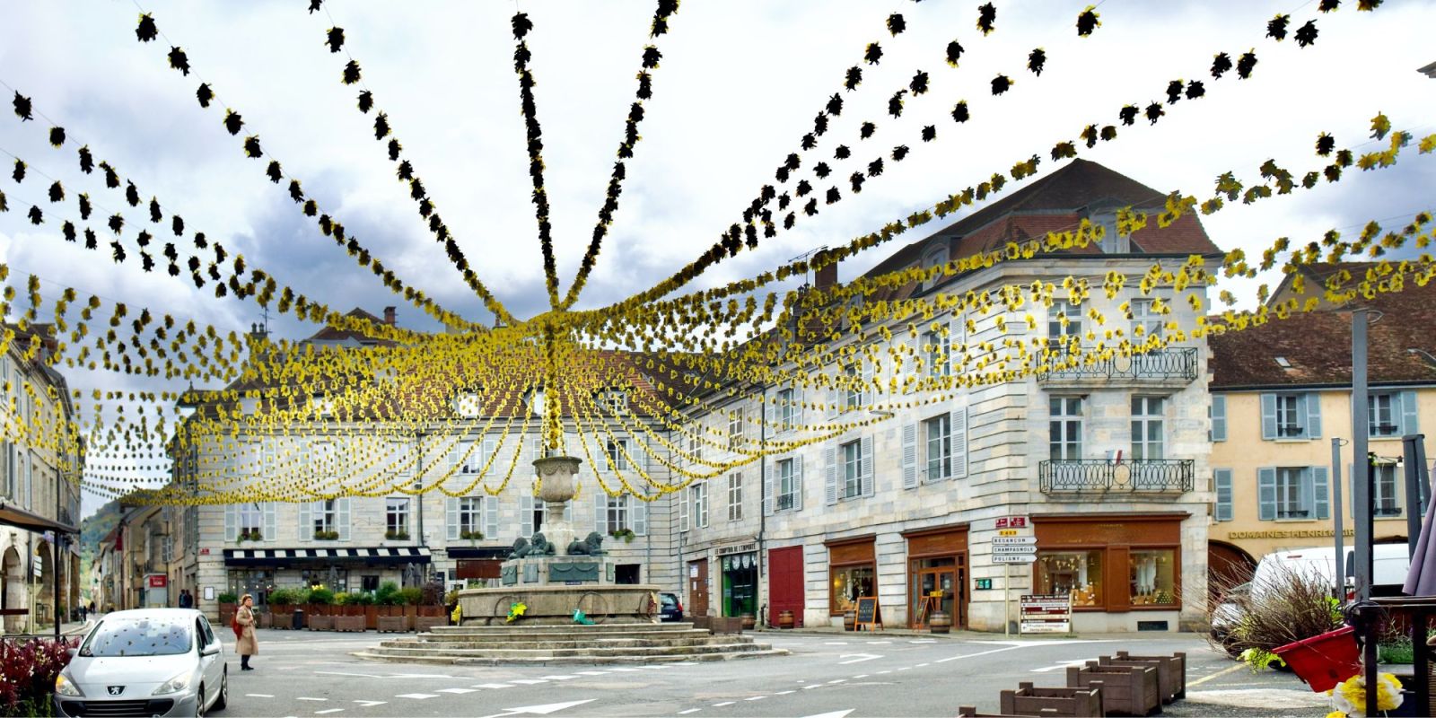 Place de la Liberté, Arbois Place de la Liberté in Arbois, Jura wine region