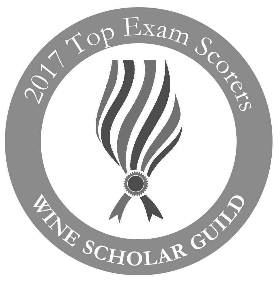 Wine Scholar Guild Top Exam Scorers for 2017