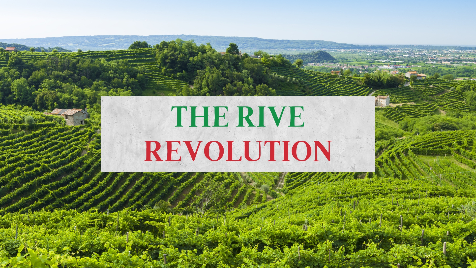 Conegliano Valdobbiadene Prosecco Superiore DOCG: The Rive Revolution with Richard Baudains