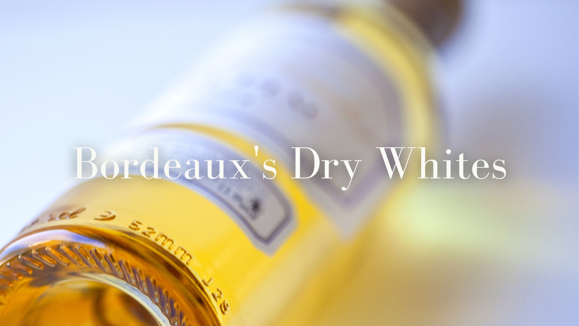 Bordeaux&#039;s Dry Whites, Evolution + Revolution with Mary Gorman-McAdams, MW