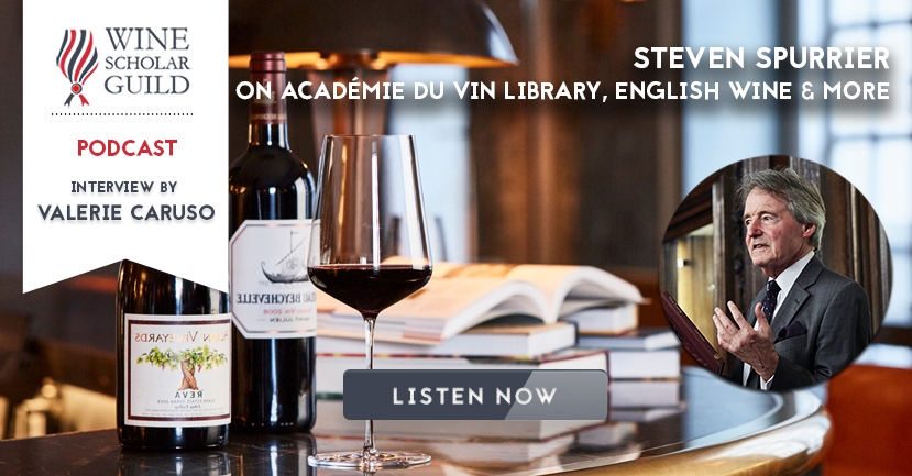 PODCAST: Steven Spurrier on Académie du Vin Library, English Wine & more