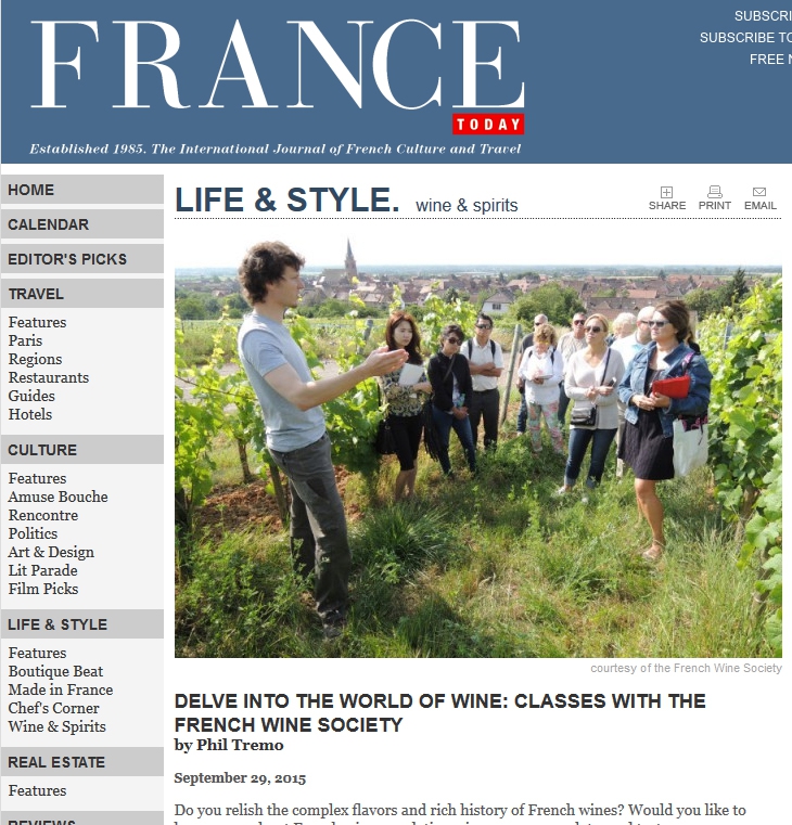 Featured in FranceToday.com